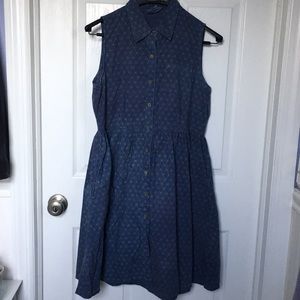 Mata Traders 100% cotton overdyed shirt dress